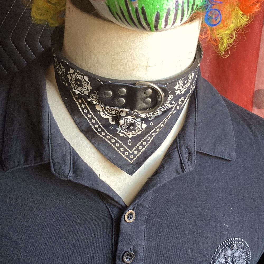 Choker collar, necklace, one size